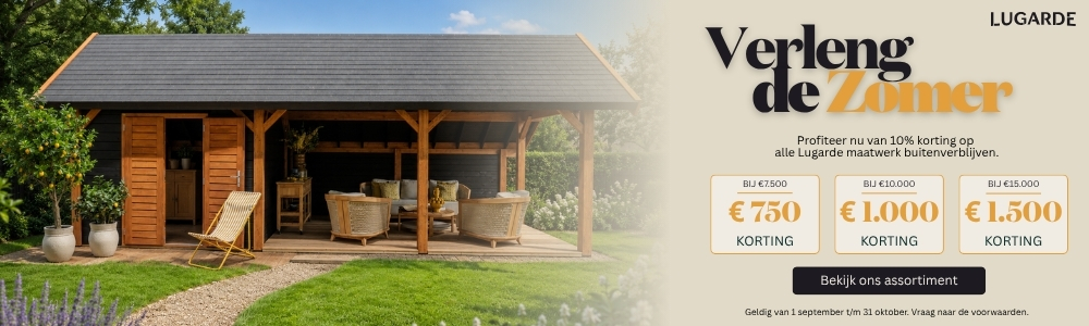 Verleng de Zomer – 10% Korting op Lugarde Maatwerk