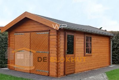 Woodpro Houten Garage Het Woold 27363 deblokhut.nl