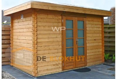 Woodpro houten garage Het Woold 27400 Deblokhut.nl