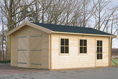 Lugarde Enkele houten garage 4x6 -  44mm 