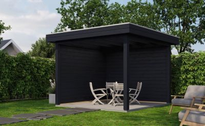 Lugarde Select veranda Almelo 300x300cm  - 28mm  - Zwart geolied 4