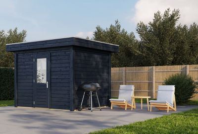 Lugarde Select blokhut Amsterdam 300x250cm - Zwarte olie 1