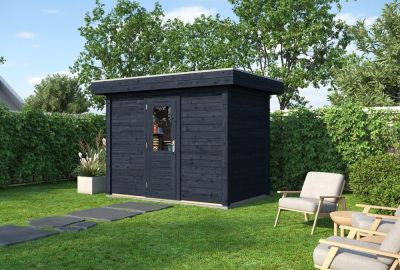 Lugarde Select blokhut Hoeven 300x200cm - Zwarte olie 1
