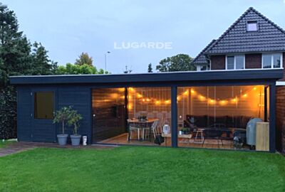Lugarde Tuinhuis PR59 - 900x420cm - 44mm