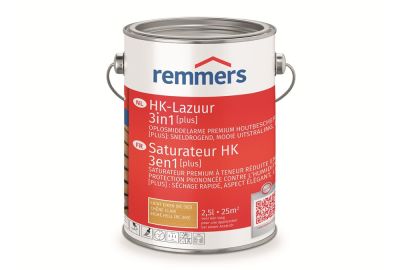 Remmers HK Lazuur 3in1 plus licht eiken 2,5-liter