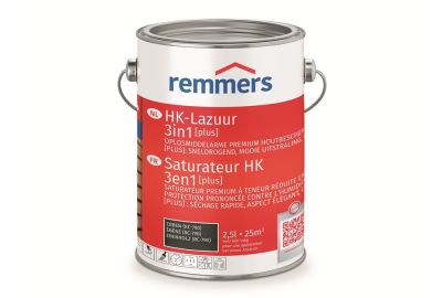 Remmers HK Lazuur beits 3in1 plus ebben 2,5-liter