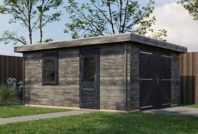 Houten garage Lochem 400x500 cm - Lugarde Select 6